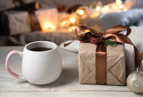 Christmas Gift and coffee